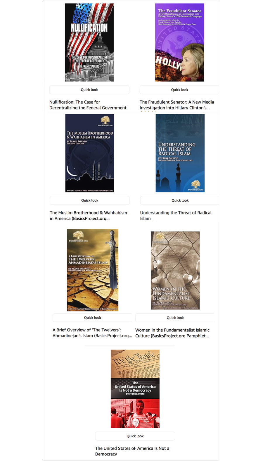 Frank Salvato's books