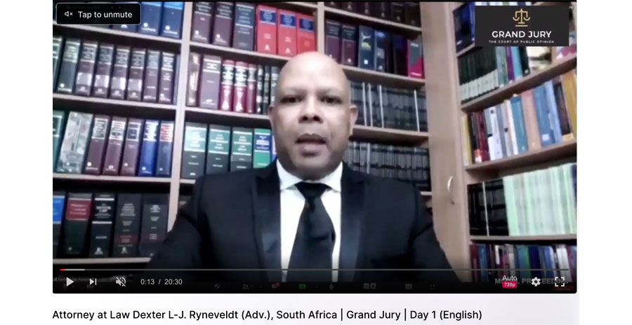 grand jury - dexter ryneveldt - day 1