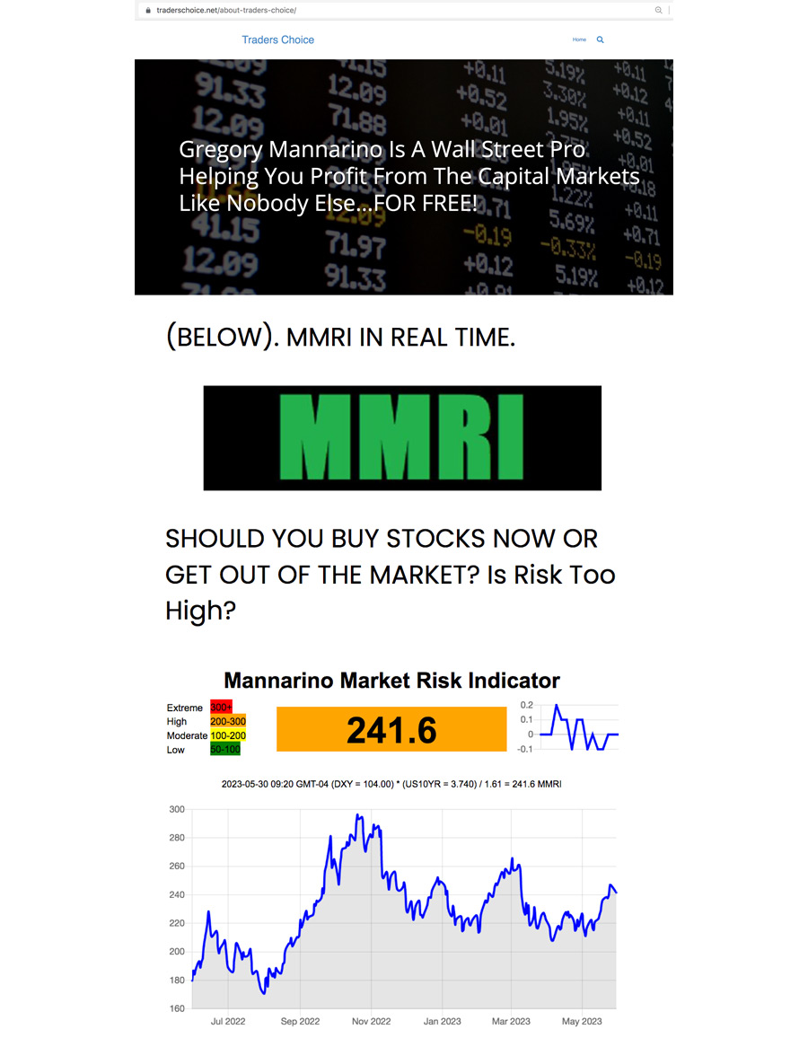 trader's choice - mmri